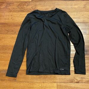 Black Long Sleeve Thermal Shirt
